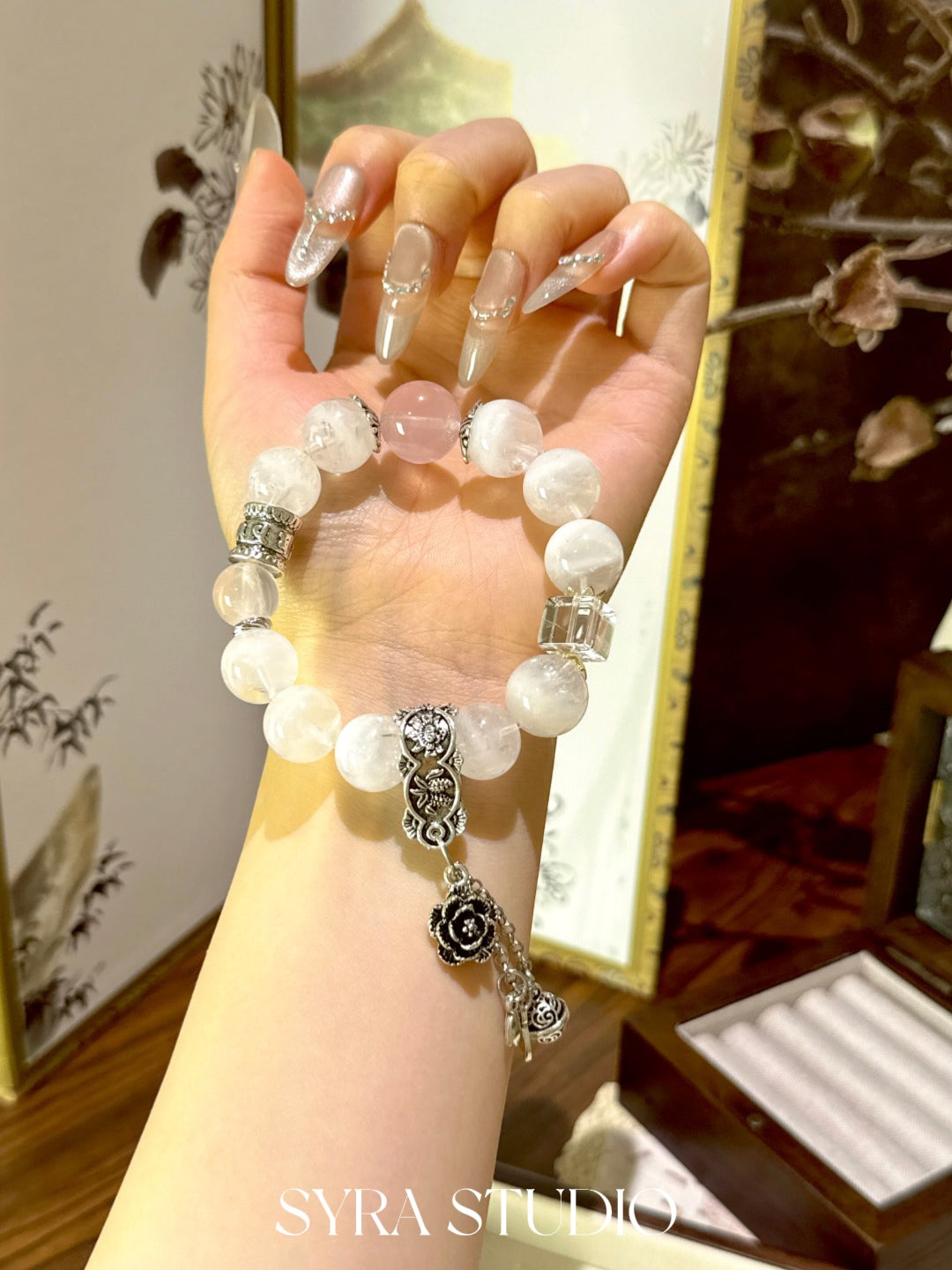 SYRA Crystal Bloom Bracelet