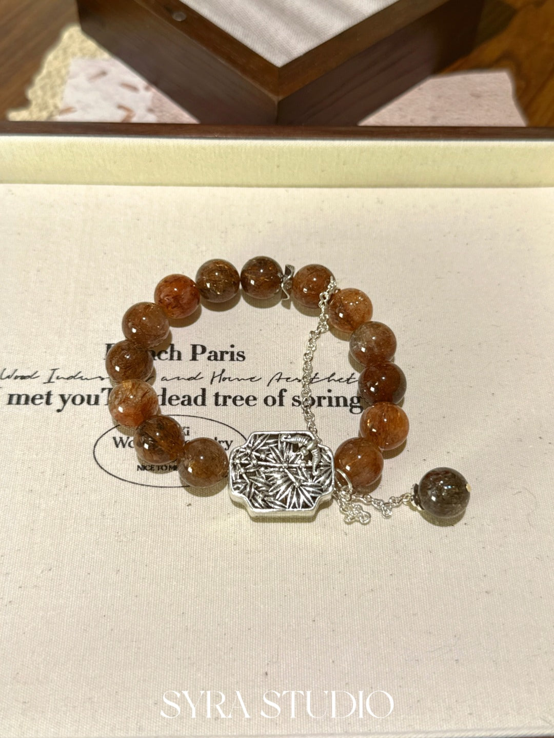 SYRA Onyx Goldshield Bracelet