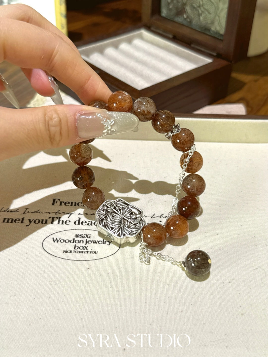 SYRA Onyx Goldshield Bracelet