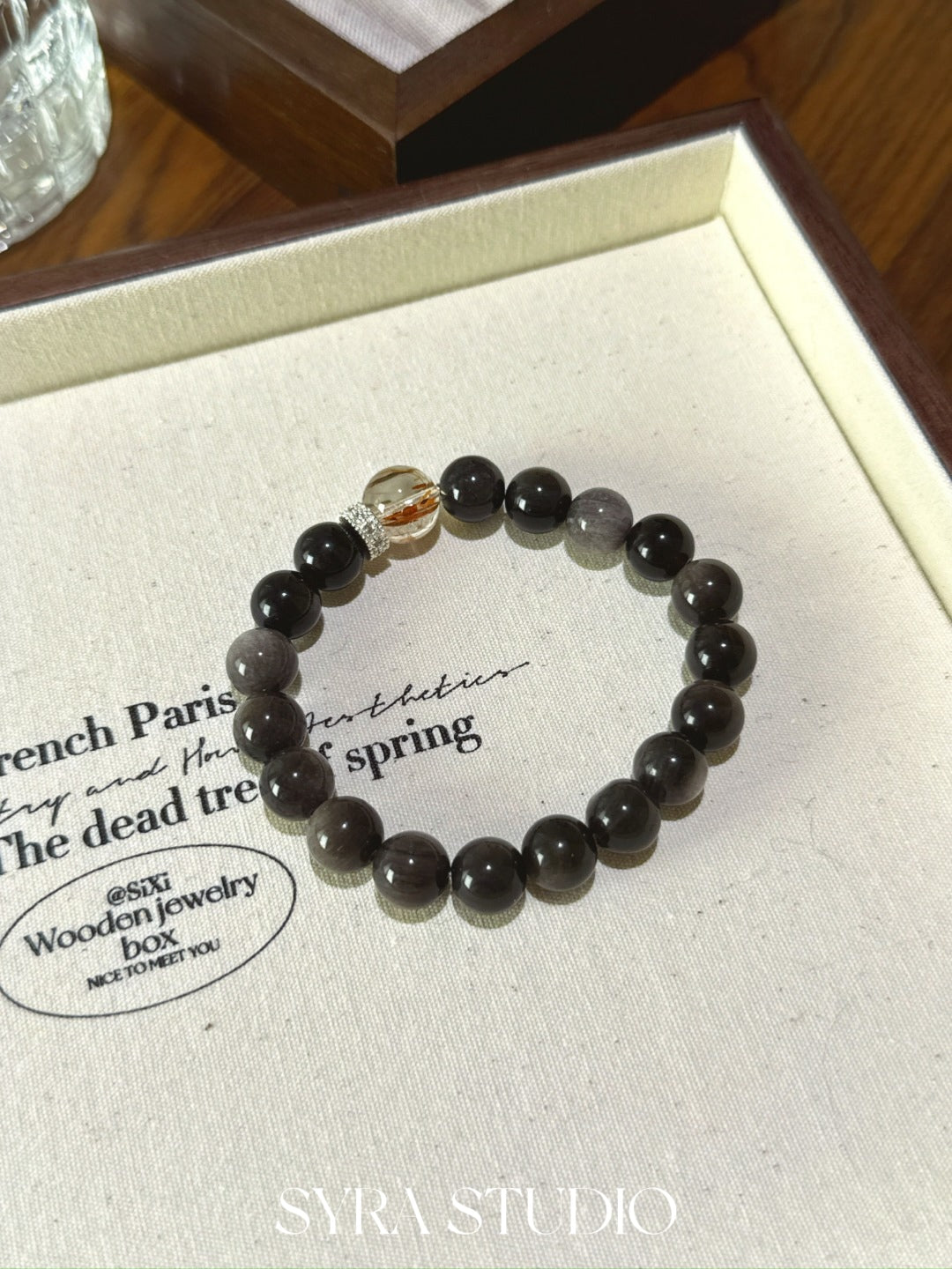 SYRA Blackfire Crown Bracelet