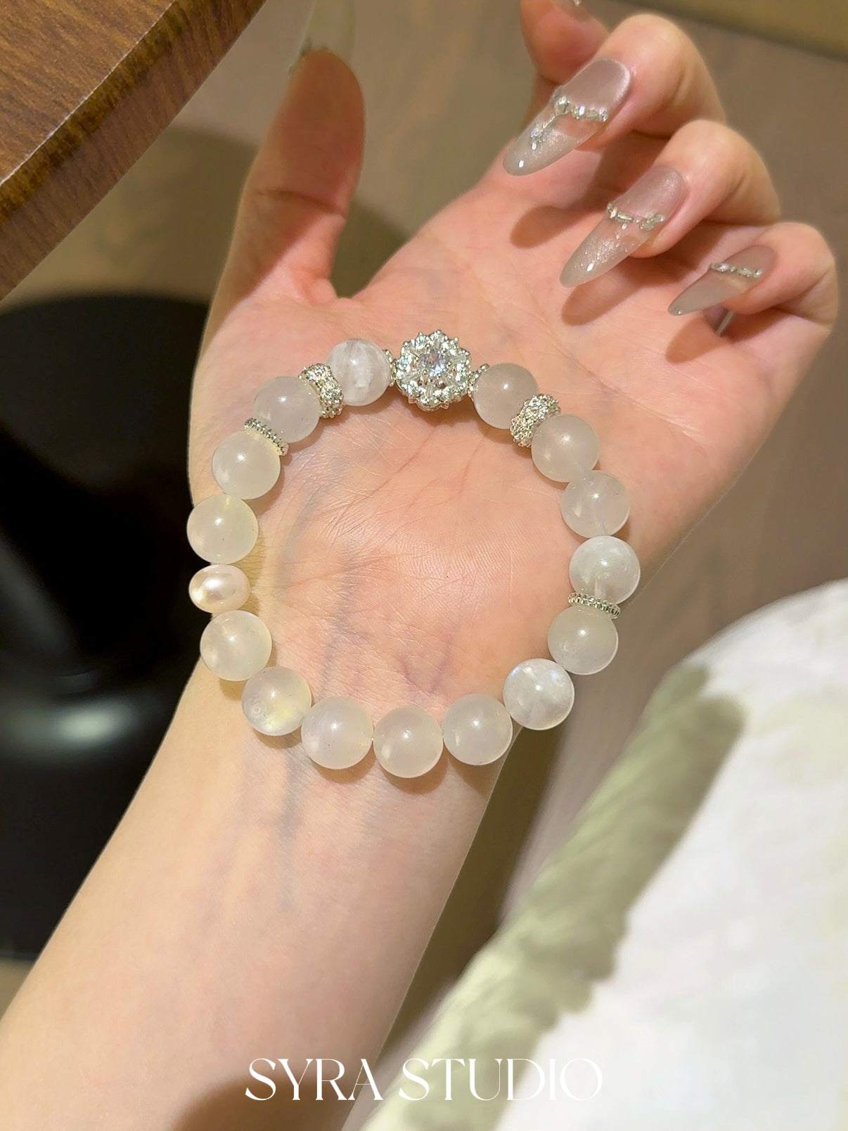 SYRA Moonlit Pearl Bracelet