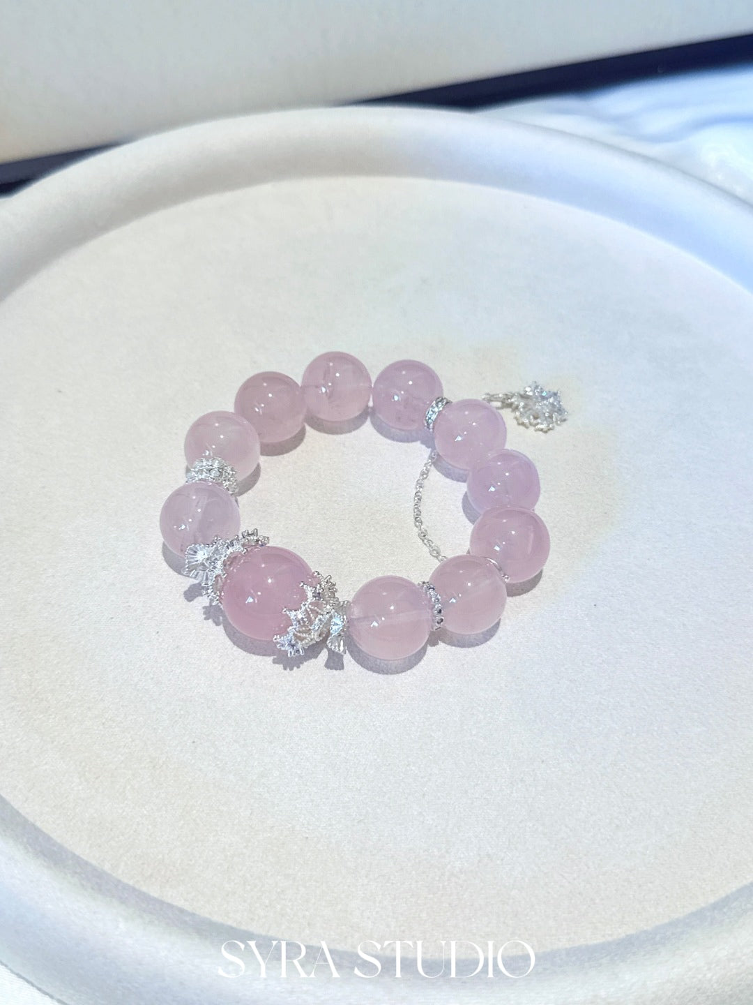 SYRA Pink Charm Bracelet