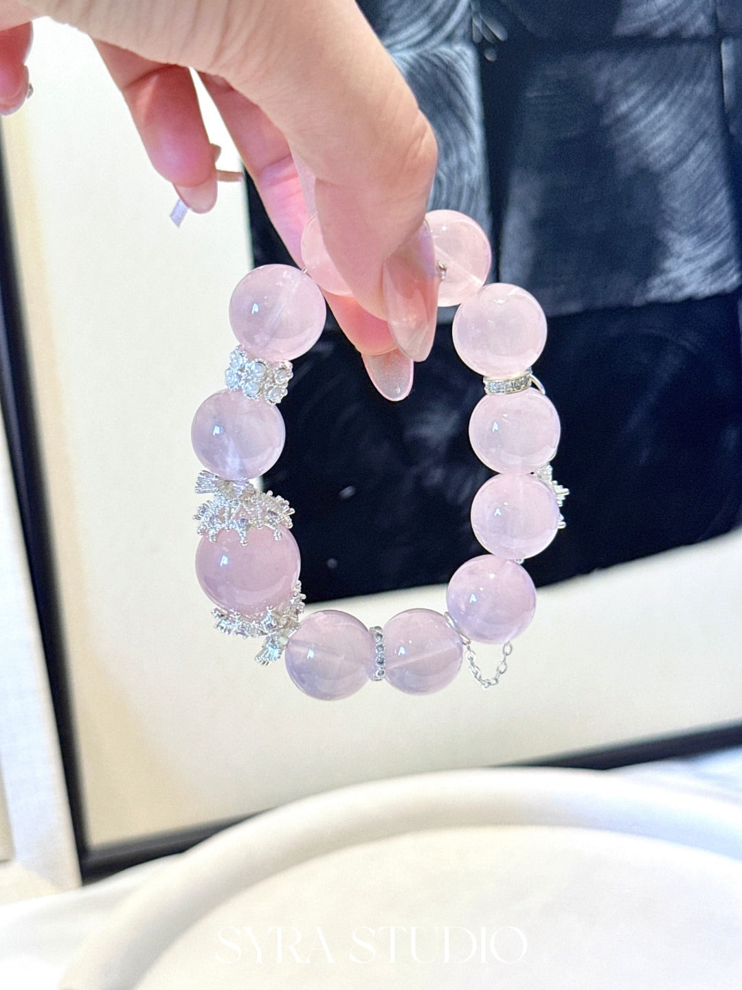 SYRA Pink Charm Bracelet