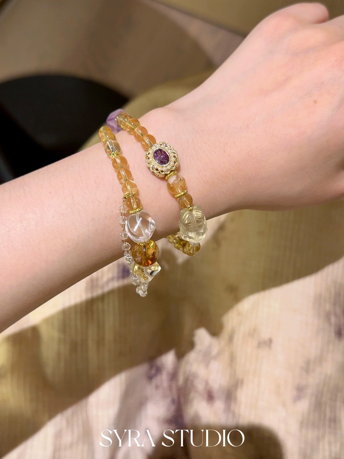 SYRA Golden Harvest Loop Bracelet
