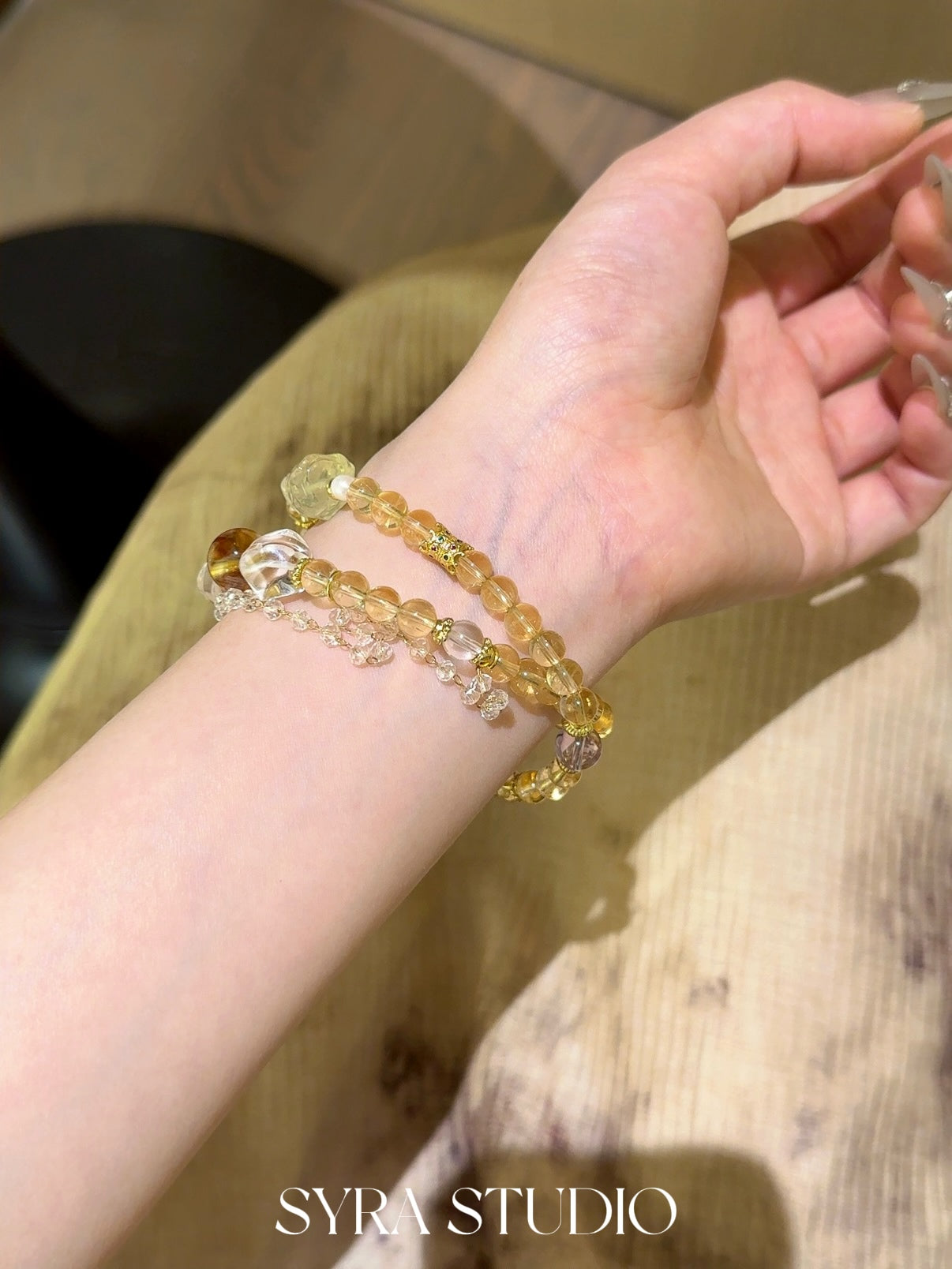 SYRA Golden Harvest Loop Bracelet