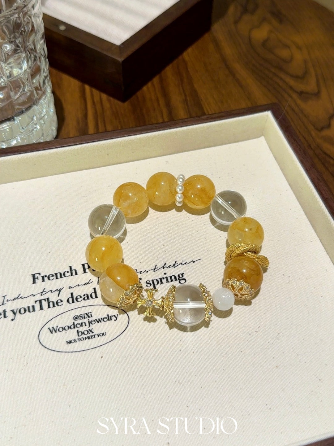 SYRA Golden Aura Bracelet