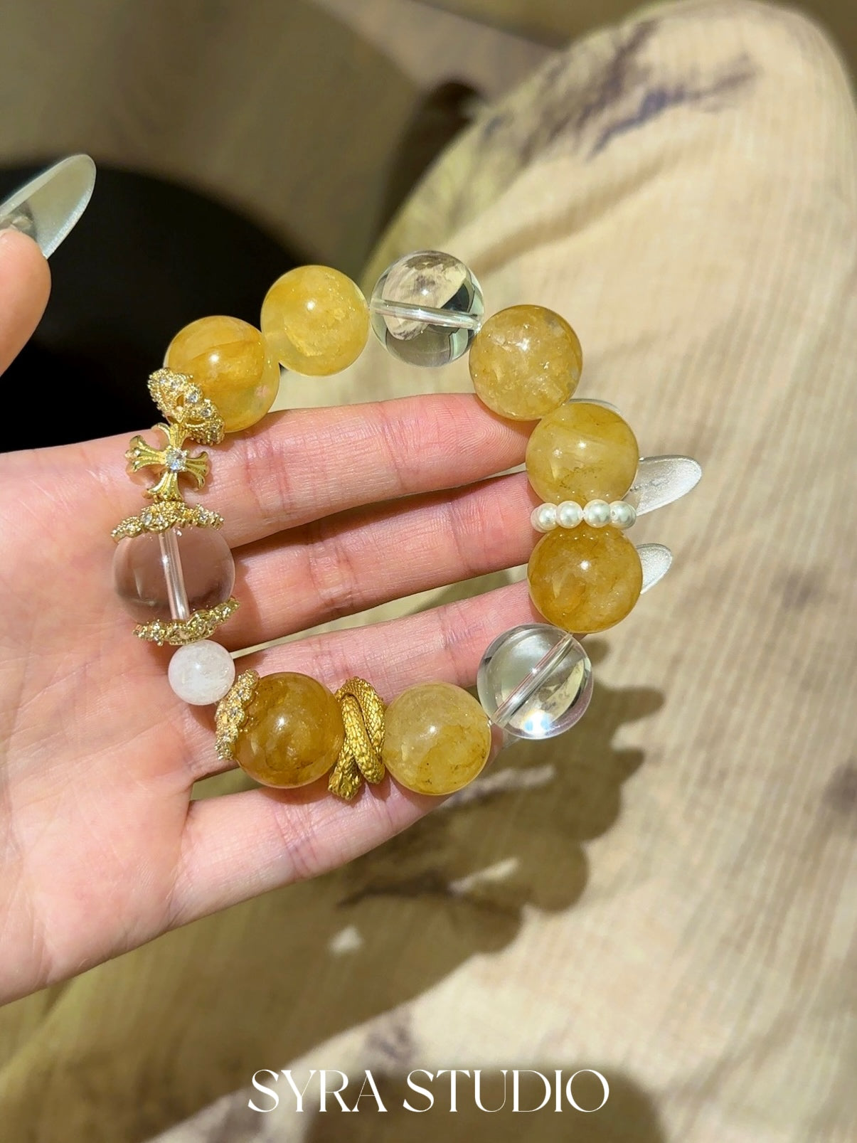 SYRA Golden Aura Bracelet