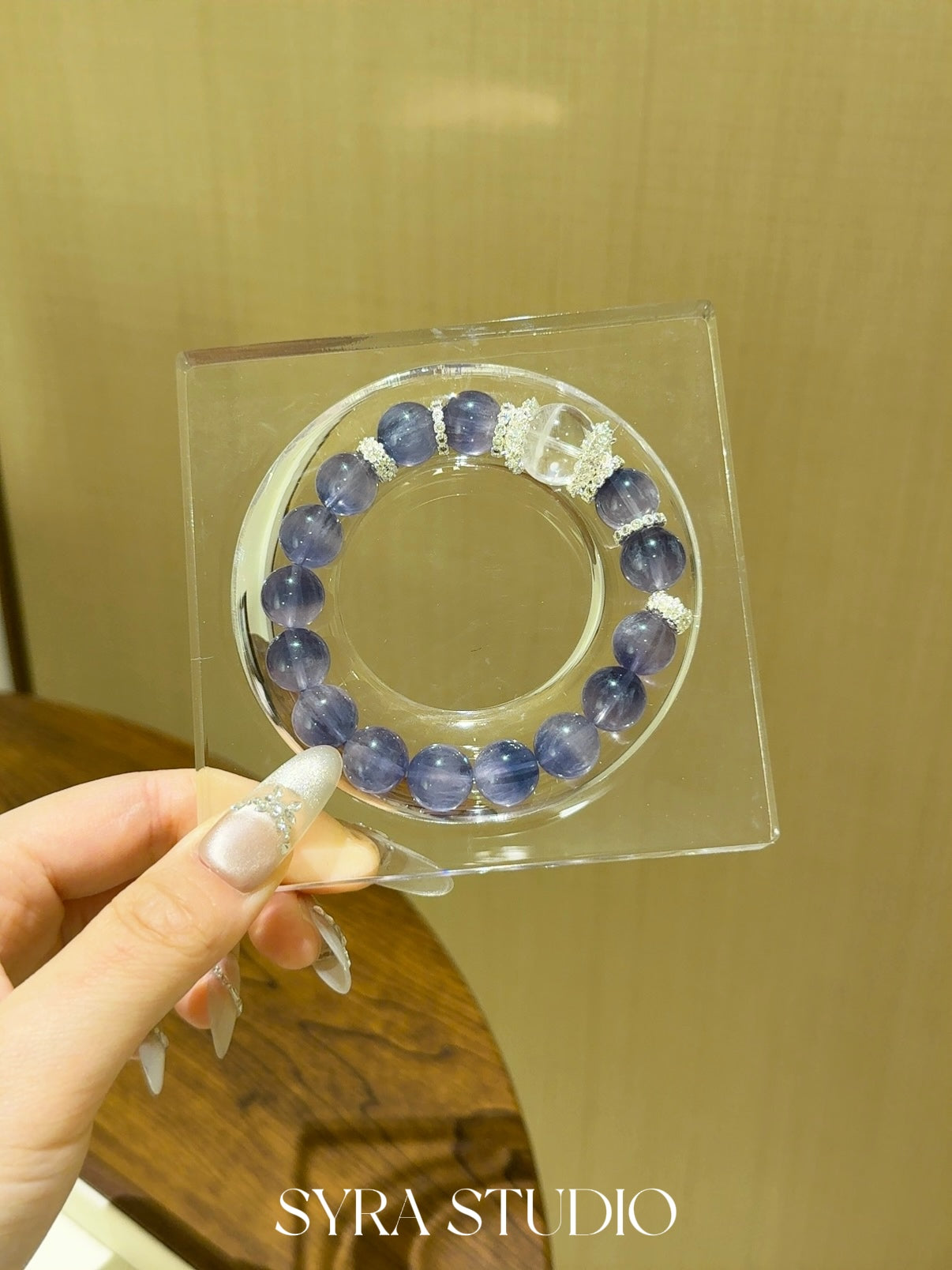 SYRA Brushed Fluorite Bracelet