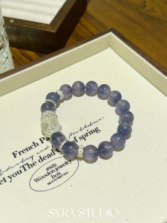 SYRA Brushed Fluorite Bracelet