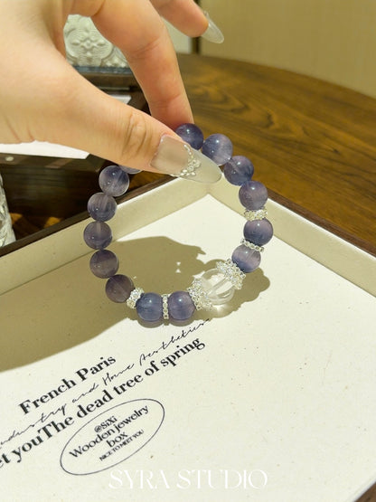 SYRA Brushed Fluorite Bracelet